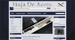 Desktop Screenshot of hojadeacero.com