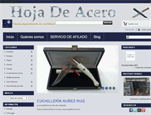 Tablet Screenshot of hojadeacero.com